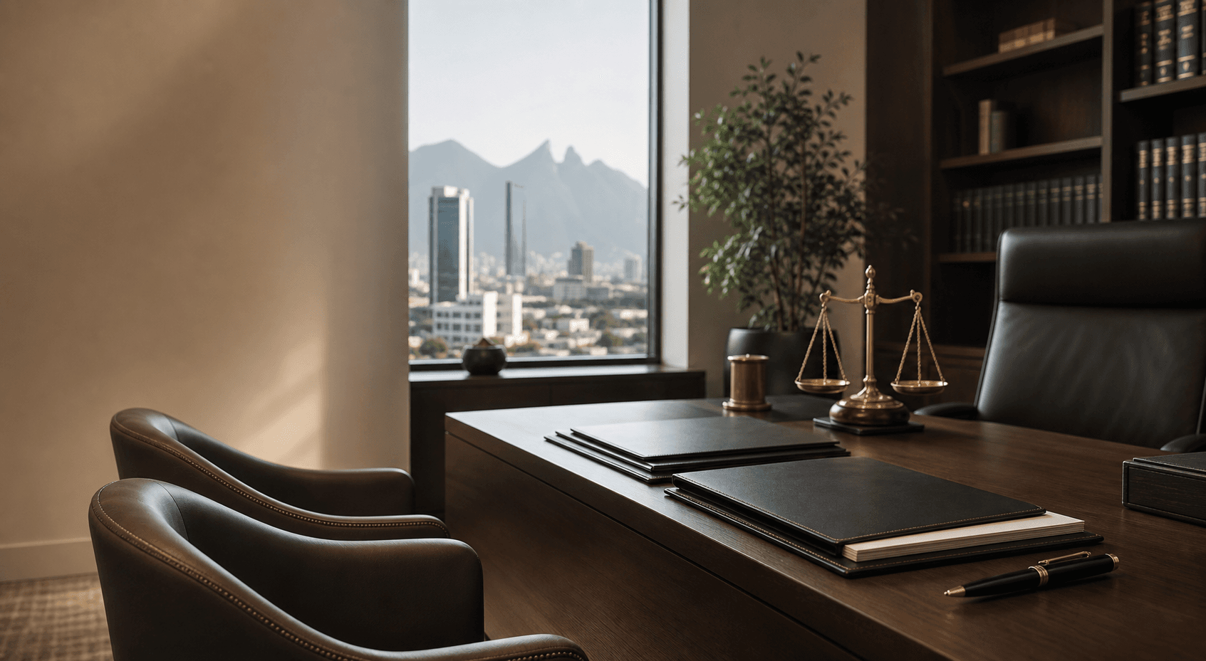 Oficina privada para consulta jurídica en Monterrey
